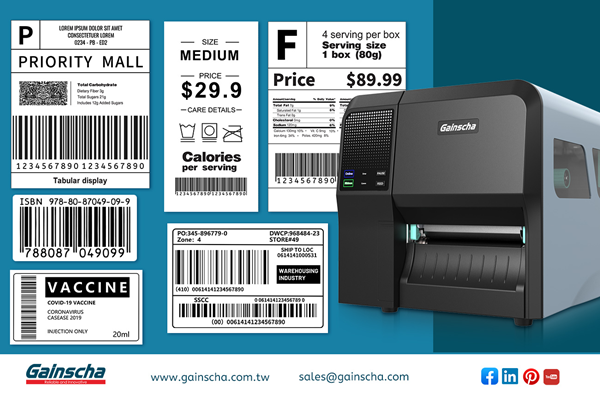 Heavy-duty ribbon barcode printer